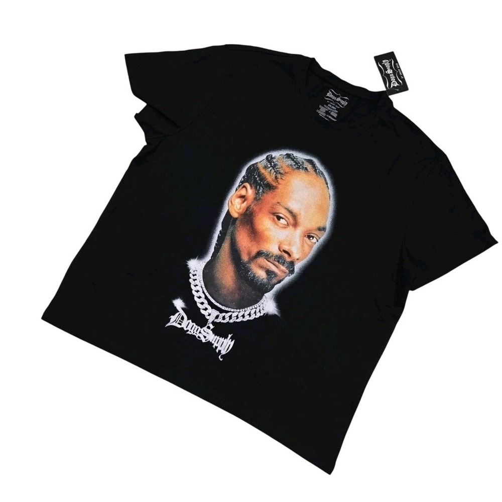 NWT Dogg Supply by Snoop Dogg Music Graphic Men's Black T-Shirt 2XL